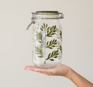 SET VAN 4 - Voorraadpotten Botanisch - Things I Like Things I Love