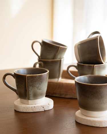 SET VAN 6 - Mokken met Rek Groen - Things I Like Things I Love