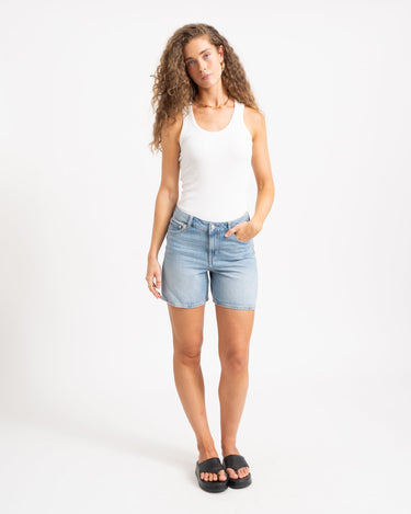 Seville Shorts Medium Blue Denim - Things I Like Things I Love