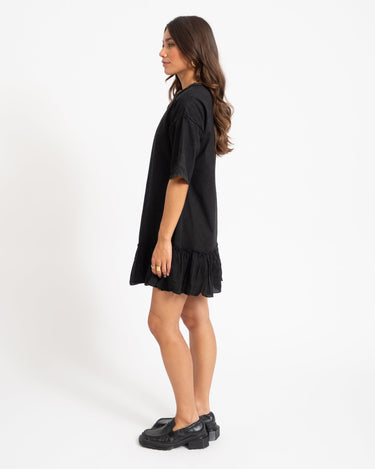 Sheila Short Dress Mix Zwart - Things I Like Things I Love