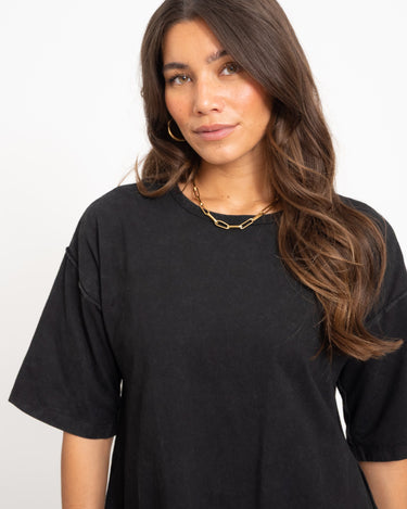 Sheila Short Dress Mix Zwart - Things I Like Things I Love