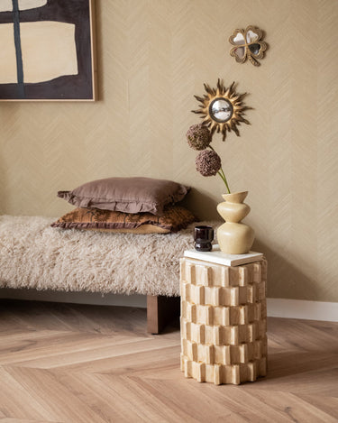 Side Table Axu Ceramic Butter Yellow - Things I Like Things I Love