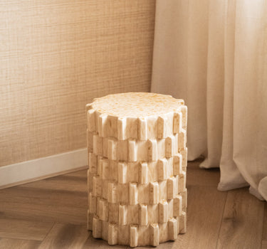 Side Table Axu Ceramic Butter Yellow - Things I Like Things I Love