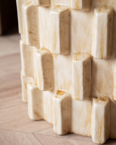 Side Table Axu Ceramic Butter Yellow - Things I Like Things I Love