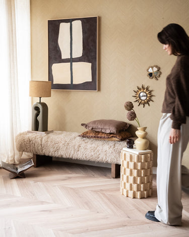 Side Table Axu Ceramic Butter Yellow - Things I Like Things I Love