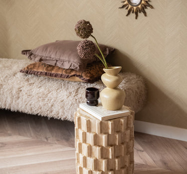 Side Table Axu Ceramic Butter Yellow - Things I Like Things I Love