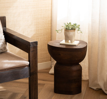 Side Table Bowy Wood Brown - Things I Like Things I Love