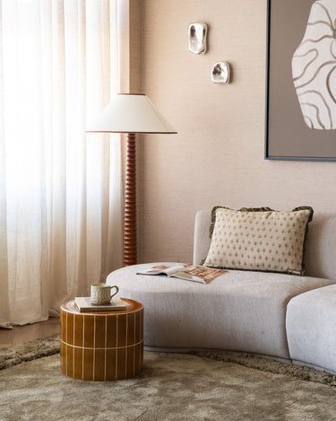 Side Table Cera Tile Mustard - Things I Like Things I Love