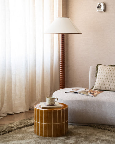 Side Table Cera Tile Mustard - Things I Like Things I Love