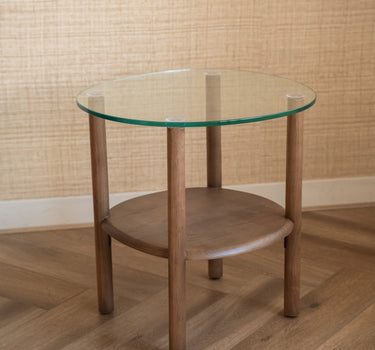 Side Table Leon Glass - Things I Like Things I Love