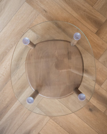 Side Table Leon Glass - Things I Like Things I Love