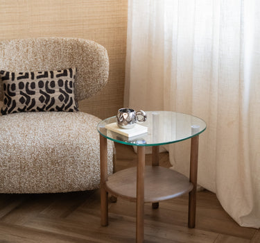 Side Table Leon Glass - Things I Like Things I Love