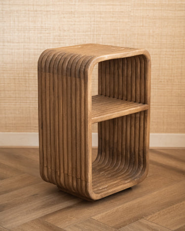 Side Table / Night Stand Rigato Mango Wood - Things I Like Things I Love