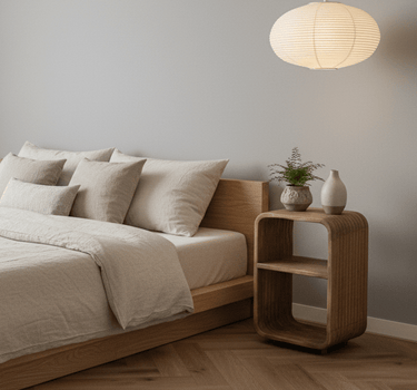 Side Table / Nightstand Rigato Mango Wood - Things I Like Things I Love