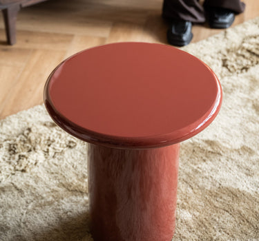 Side Table Otago Burgundy - Things I Like Things I Love