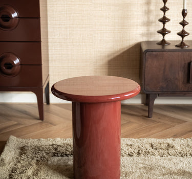 Side Table Otago Burgundy - Things I Like Things I Love