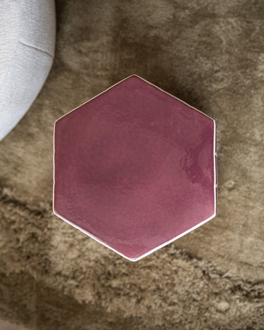 Side Table Plu Tiles Aubergine - Things I Like Things I Love