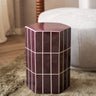 Side Table Plu Tiles Aubergine - Things I Like Things I Love