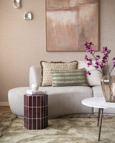 Side Table Plu Tiles Aubergine - Things I Like Things I Love