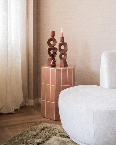 Side Table Plu Tiles Old Pink - Things I Like Things I Love