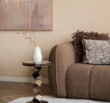 Side Table Reflec Mirror Brown - Things I Like Things I Love