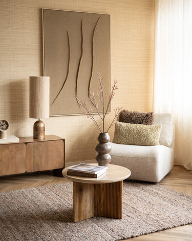 Side Table Senna Travertine - Things I Like Things I Love