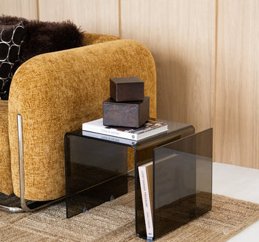 Side Table Shadow Glass - Things I Like Things I Love