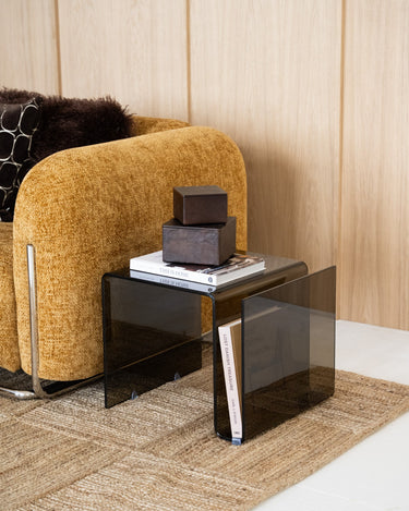 Side Table Shadow Glass - Things I Like Things I Love