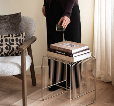 Side Table Wireworks Chrome - Things I Like Things I Love