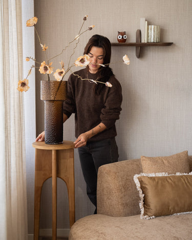 Side Table/Plant Stand Rubber Wood - Things I Like Things I Love