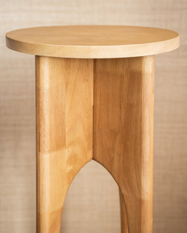 Side Table/Plant Stand Rubber Wood - Things I Like Things I Love