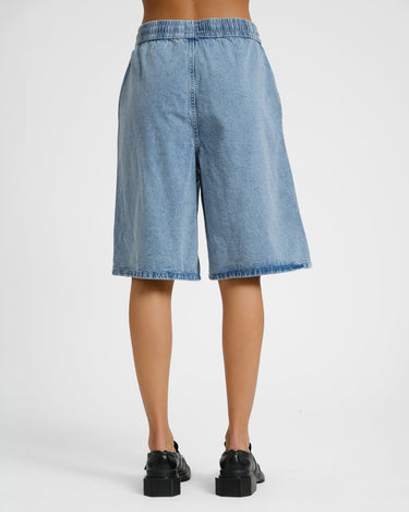 Signe Long Denim Shorts Light Blue Denim - Things I Like Things I Love