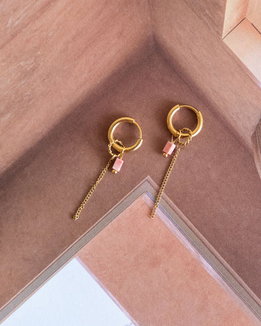 Set of Hoop Chain Rosa Gold - Main Image