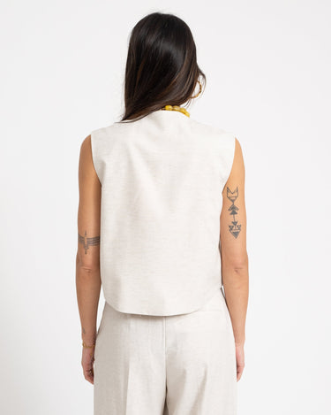 Siva Structured Vest Feather Gray Structured - Things I Like Things I Love