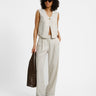 Siva Structured Vest Feather Gray Structured - Things I Like Things I Love