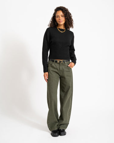 Sloan O-Neck Knit Black - Things I Like Things I Love