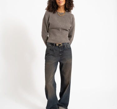 Sloan O-Neck Knit Morel - Things I Like Things I Love