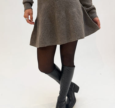 Sloan Short Knit Skirt Morel - Things I Like Things I Love