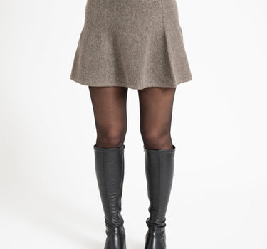 Sloan Short Knit Skirt Morel - Things I Like Things I Love