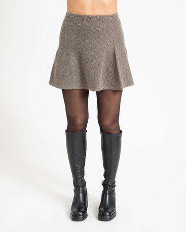Sloan Short Knit Skirt Morel - Things I Like Things I Love