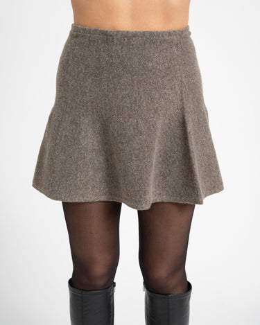 Sloan Short Knit Skirt Morel - Things I Like Things I Love