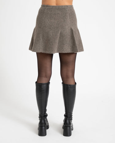 Sloan Short Knit Skirt Morel - Things I Like Things I Love