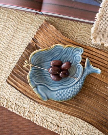 Small Plate Mermaid Blue - Things I Like Things I Love