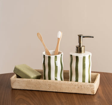 Soap Dispenser Corfu Green - Things I Like Things I Love