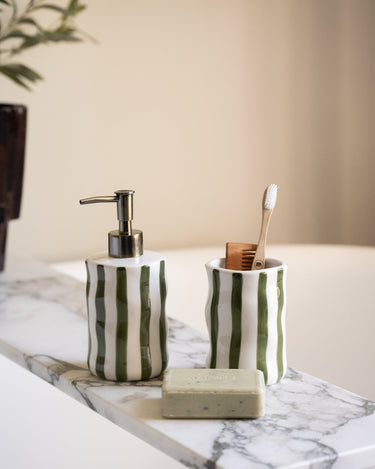 Soap Dispenser Corfu Green - Things I Like Things I Love
