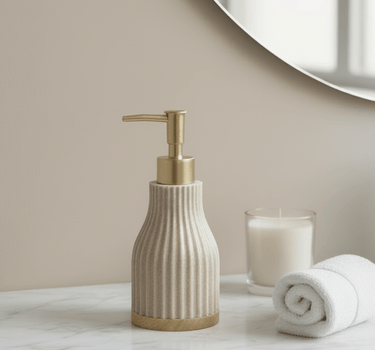 Soap Dispenser Wood Beige - Things I Like Things I Love