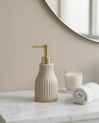 Soap Dispenser Wood Beige - Things I Like Things I Love