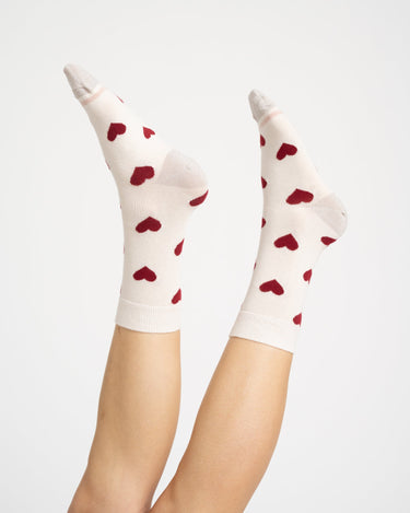 Socks Ada Heart Offwhite - Things I Like Things I Love