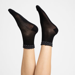 Socks Dina Short Black - Things I Like Things I Love