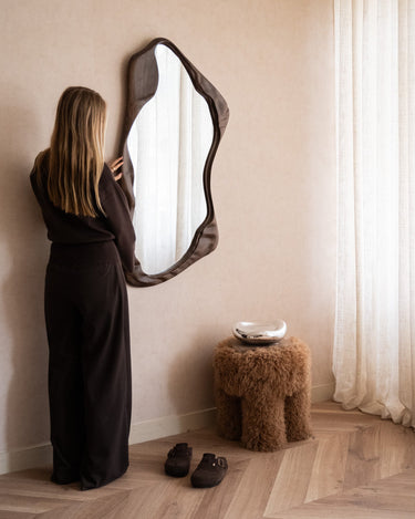 Spiegel Kiri Organisch Hout - Things I Like Things I Love